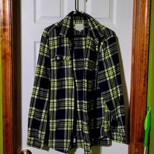 American eagle men's flannel size XLT